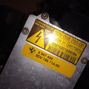 Фара BMW 7-Series E65/E66 '2001-2005 прав RHD HID-ксенон в сборе 63127165447