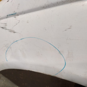 Крыло TOYOTA Corona ST190 перед, лев деф.