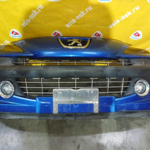Бампер Peugeot 207 A7 '2006-2009 перед Sport в сборе (туманки)