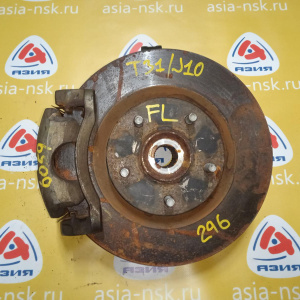 Ступица Nissan T31/J10/JJ10E X-Trail/Dualis/Qashqai перед, лев с суппортом и диском 40015JG000, 40202JG000