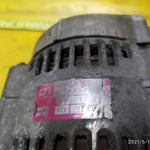 Генератор Toyota 2KD-FTV 4 конт. железная крышка