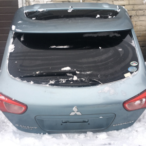 Дверь задняя Mitsubishi Galant Fortis CX3A '2008-2015 Hatchback спойлер, камера
