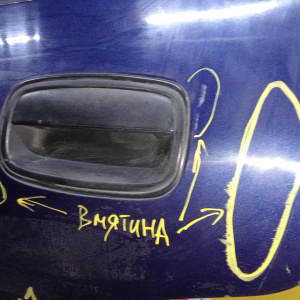 Дверь боковая Kia Sportage K00/JA/FM '1994-2006 зад, лев в сборе