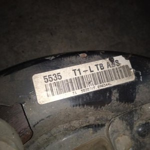 Ступица Kia TF K5 зад, лев ABS без суппорта и диска