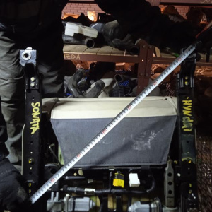 Сидение Hyundai Sonata NF/EK F пара, водительская электрическая, пассажирская механическая