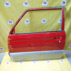 Дверь боковая MITSUBISHI Pajero Mini H57A L 3door, дефект, с накладкой (цена за голое железо)