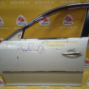 Дверь боковая Hyundai Grandeur TG/EL '2005-2010 перед, лев в сборе, вмятины