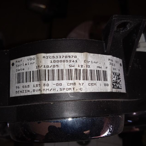 Панель приборов Peugeot 207 A2C53370970 9666818980