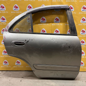 Дверь боковая NISSAN Bluebird Sylphy QG10 зад, прав Дефект (хром сверху) (цена за голое железо)