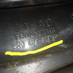 Рычаг Volkswagen Polo 6R1 перед, лев дефект сайлентблока '2009- 6R0407151F