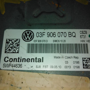 Блок управления двс Volkswagen Polo 6R1 CBZB '2009-2014 1.2 TSI 2WD DSG-7 DQ200
