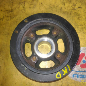 Шкив коленвала Toyota 1KD Hiace KDH201 7 ручейков диаметр 161 мм. 13408-30021