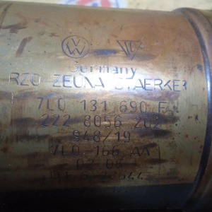 Катализатор Volkswagen 7L0254300D Touareg 7LA AZZ/BMV VAG EA360 7L0131690E 7L0131690F с гофрой