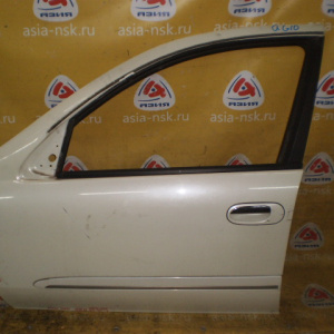 Дверь боковая NISSAN Bluebird Sylphy QG10 перед, лев хром снизу (цена за голое железо)