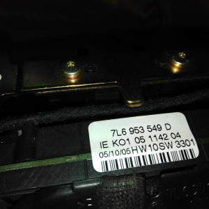 Блок подрулевых переключателей Volkswagen Touareg 7LA '2002- 7L6953549D