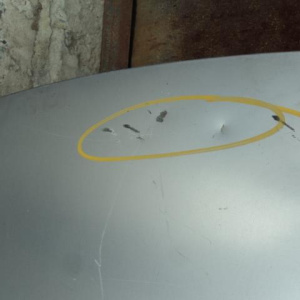 Капот TOYOTA Cynos EL50 Дефект