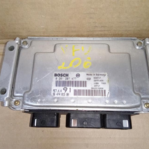 Блок управления двс Peugeot 206 TU5JP4/NFU '2002 0261207477 9647481580