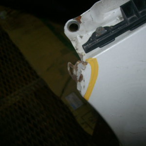 Крыло TOYOTA Estima #CR30/40 перед, лев дефект 53812-28060