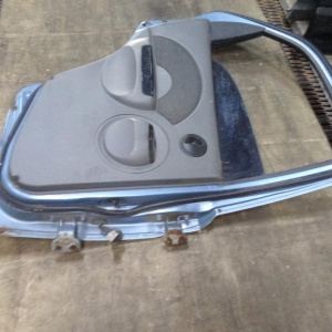 Дверь боковая Chevrolet Aveo T200 '2002-2008 зад, лев Daewoo Kalos Седан, в сборе (ржавчина) 96585401