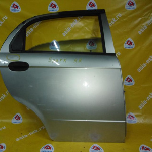 Дверь боковая Chevrolet Spark M200/M250 '2005-2010 зад, прав Daewoo Matiz в сборе (дефект, вмятина)