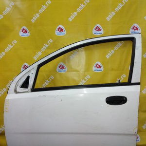 Дверь боковая Chevrolet Aveo T200 '2002-2008 перед, лев Daewoo Kalos в сборе, без пульта стеклопод. (ржавчина) 96585327