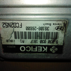 Блок управления двс Hyundai Matrix/Lavita FC/BE G4EC '2001 1.5L 3910826600