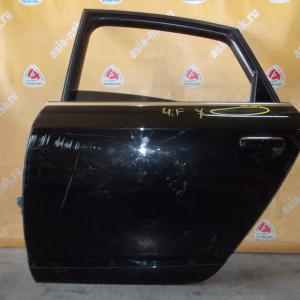 Дверь боковая Audi A6 C6/4F2 '2004-2011 зад, лев Sedan в сборе (без обшивки) дефект 4F0833051G