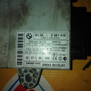 Иммобилайзер BMW 3-Series E87/E90/E91 CAS 2