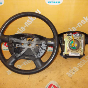 Подушка безопасности Ford Explorer 3 U152/UN152 '2001-2005 вод. 2 фишки, с рулем 4 спицы кожа мульти (с зарядом)