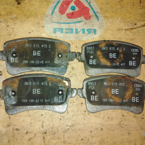 Колодки тормозные Audi A4 B8/8K2 '2007-2015 300X12MM 4 шт.комплект (износ) R