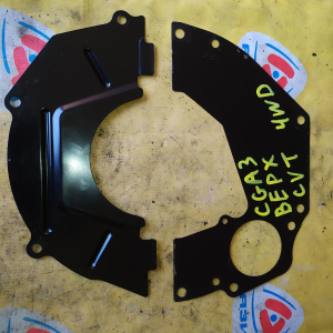 Кожух маховика Nissan Cube Z10 CGA3 4WD CVT пластина + крышка ( металл )