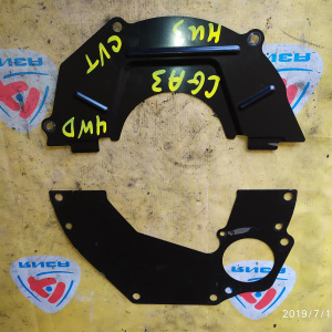 Кожух маховика Nissan Cube Z10 CGA3 4WD CVT пластина + крышка ( металл )