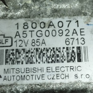 Генератор Mitsubishi 4A90/4A91 Colt/Lancer Z33A '2004- 4 конт. 5 ручейков ( G/S/L/F ) 12V. 85A. A5TG0092AE / 1800A071 / MN183798/A5TG0092ZE