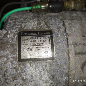 Компрессор кондиционера Honda K20A Stepwgn RG1