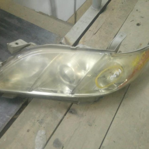 Фара TOYOTA лев Camry ACV40 USA дефект стекла