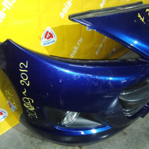 Бампер Peugeot 207 A7 '2009-2013 перед в сборе (туманки)