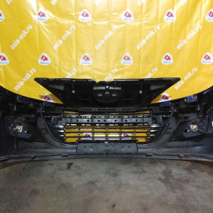 Бампер Peugeot 207 A7 '2009-2013 перед в сборе (туманки)