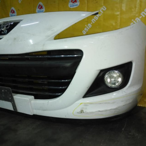 Бампер Peugeot 207 A7 '2009-2013 перед в сборе (туманки)