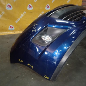 Бампер Peugeot 207 A7 '2009-2013 перед в сборе (туманки)