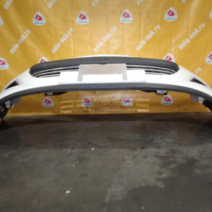 Бампер Peugeot 207 A7 '2009-2013 перед в сборе (туманки)