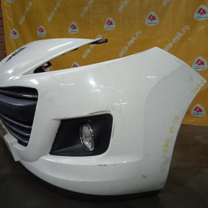 Бампер Peugeot 207 A7 '2009-2013 перед в сборе (туманки)