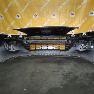 Бампер Peugeot 207 A7 '2009-2013 перед в сборе (туманки)