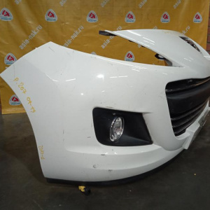 Бампер Peugeot 207 A7 '2009-2013 перед в сборе (туманки)