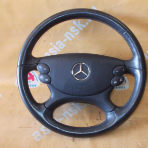 Подушка безопасности Mercedes CLK-Class A209/C209/C219/W211 вод. 2 разъема 4 спицы с мульти рулём кожа A2304600503 A2308600002