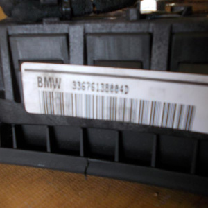 Подушка безопасности BMW 5-Series E60/E61 '2003-2007 3 спицы, с зарядом 2 фишки c мульти рулём кожа