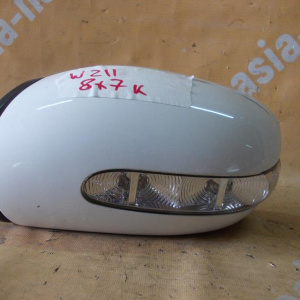 Зеркало Mercedes E-Class W211 лев до рест JPN 8+7к подсветка '2002-2006