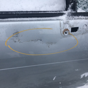 Дверь боковая TOYOTA Corolla Spacio AE11# перед, прав Дефект(цена за голое железо)