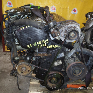 Двигатель Toyota 3S-FE-1656409 2WD трамблерный 115 т км пробег коса + комп 89661-2B750 Carina ED ST202