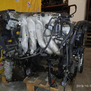 Двигатель Toyota 3S-FE-1656409 2WD трамблерный 115 т км пробег коса + комп 89661-2B750 Carina ED ST202
