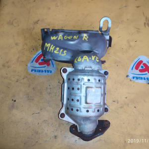 Коллектор выпускной Suzuki K6A-VE Wagon R MH21S / 1411072J20/1411083G80